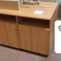 Mobile con ante porta tv con rotelle