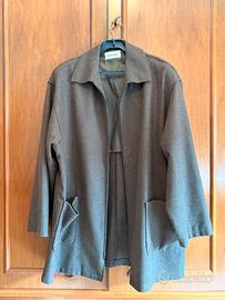 Giacca Cardigan Luisa Viola Verde scuro