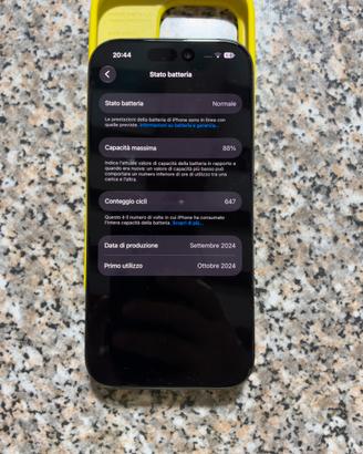 Apple iPhone 16 Pro 256 GB Titanio Nero