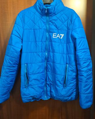 EA7 piumino blu elettrico 