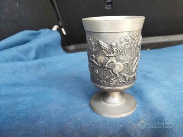 calice / coppa peltro puro