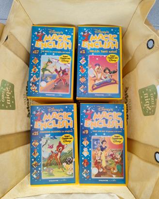 Disney's Magic English - 32 videocassette (tutte)
