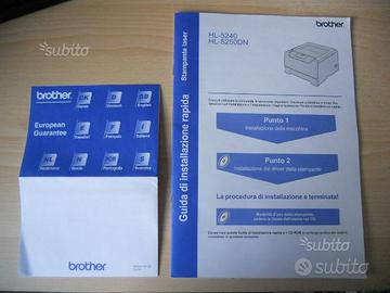 Guida installazione brother hl-5240 5250dn