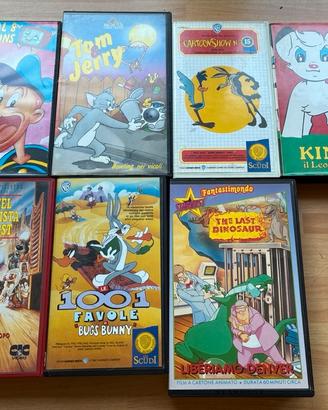 Cartoni animati vari - lotto 7 videocassette VHS