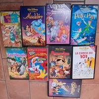9 cartoni Disney VHS