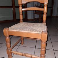 TAVOLI E SEDIE IN LEGNO MASSELLO 