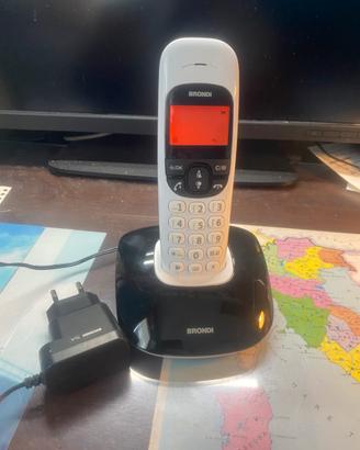 Telefono cordless bianco