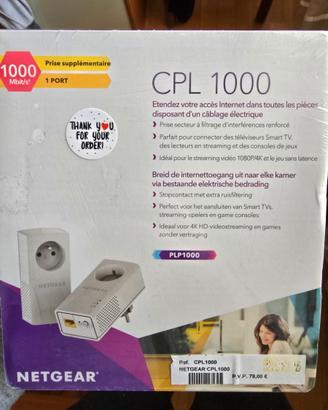 Power line NETGEAR CPL 1000