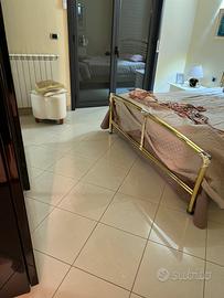 Letto matrimoniale in ottone