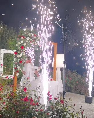 macchine per fontane a scintilla fredda