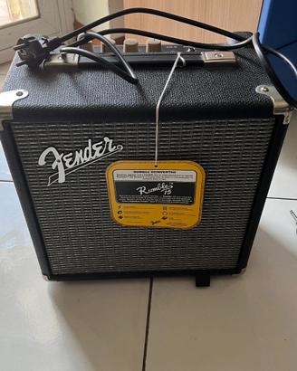 Fender Rumble 15 + pedale G1X on ZOOM