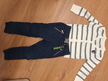 Completo pantalone e maglione bambino 