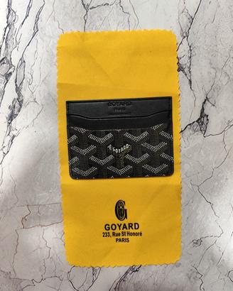 Goyard Saint-Sulpice Porta Carte Nero e Marrone