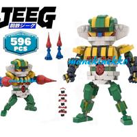 JEEG Robot figure MOC 596pz costruzioni tipo Lego