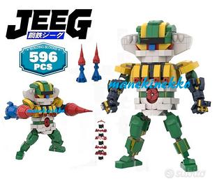 JEEG Robot figure MOC 596pz costruzioni tipo Lego