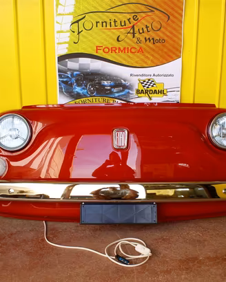 Musetto Fiat 500 colore rosso