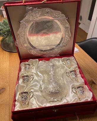 Servizio the silver con particolari madreperlati