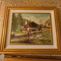 Quadro Pino Pessina Da Castanedo Macugnaga 50x40