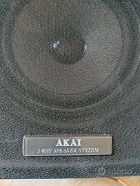 n.2 casse acustiche Akai mod. sw-m70
