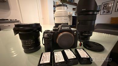 Sony alpha 7R ii + gm 24-70 + G 70-200 + laowa f2