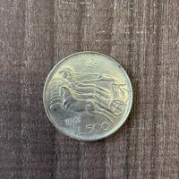 Moneta 500 lire cavalli