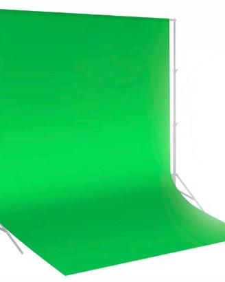 Fondale fotografico verde greenscreen