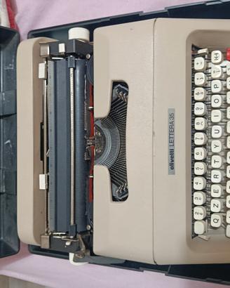 Olivetti Lettera 35 Vintage con Custodia Originale
