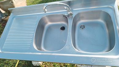lavandino acciaio inox 