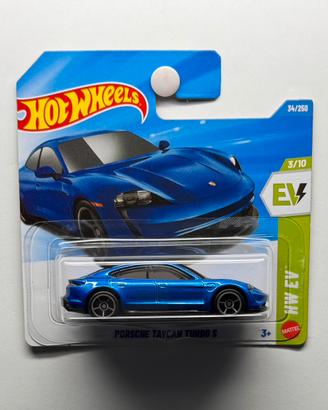 Hot Wheels Porsche Taycan Turbo S - Blu Metal 2026