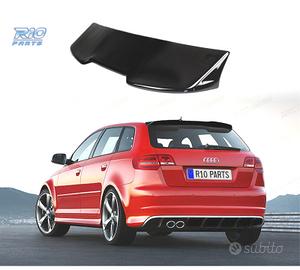 SPOILER AUDI A3 8PA SPORTBACK 03-12 LOOK RS3 NERO 