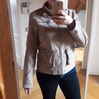 Giacca stile biker beige | veste 42/44