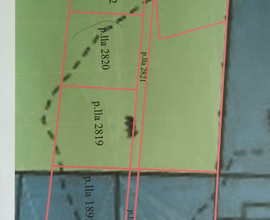 Particelle di terreno agricolo ed edificabile