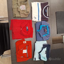 magliette polo e t-shirt assortite 