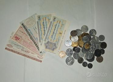 lotto monete repubblica italiana e Miniassegni 