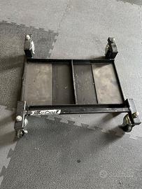 STOCK 10 CAVALLETTO CENTRALE CON ROTELLE  PER MOTO