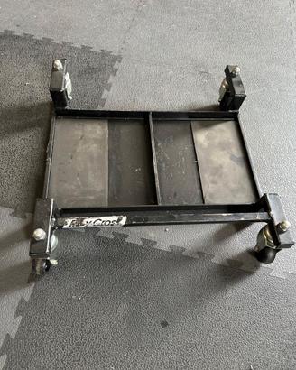 STOCK 10 CAVALLETTO CENTRALE CON ROTELLE  PER MOTO