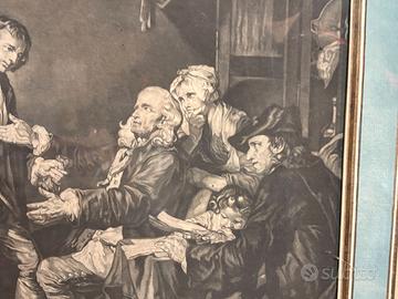 L’Accordée de Village » da J.-B. Greuze stampa