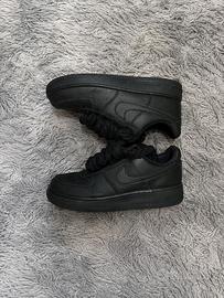 Nike air force 1 nere - lacci in corda