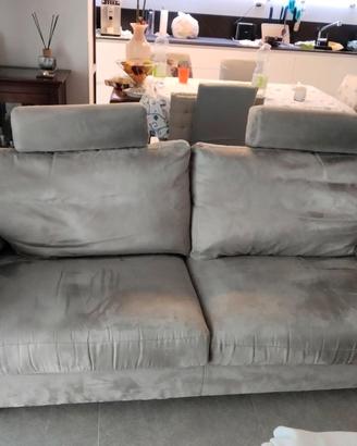 divano 4 posti lugh. 204 cm largh. 86 alt. 85