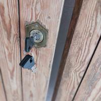 Porta esterna in legno 2 ante