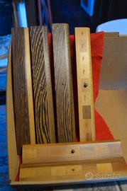 Righelli  artigianali in legno di pregio