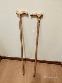 Set 2 bastoni da appoggio Medjguorje 