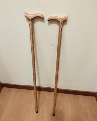 Set 2 bastoni da appoggio Medjguorje 