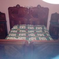 Letto vintage con comodini