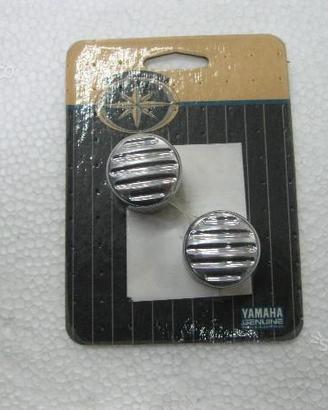 Tappi cromati asse ruota posteriore yamaha