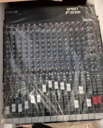 MIXER SOUNDCRAFT SPIRIT FX16