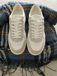 Boss Sneakers Pelle Scamosciata Donna EU 36 White