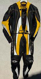 Tuta da moto in pelle divisibile