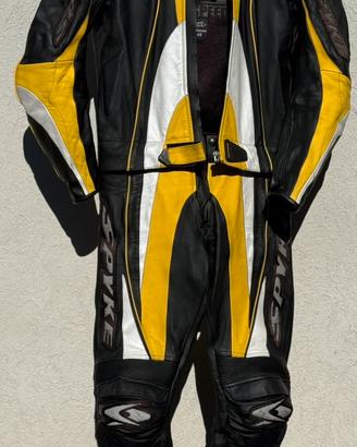 Tuta da moto in pelle divisibile