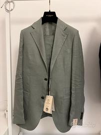 NUOVO Abito Gutteridge 100% lino - verde salvia